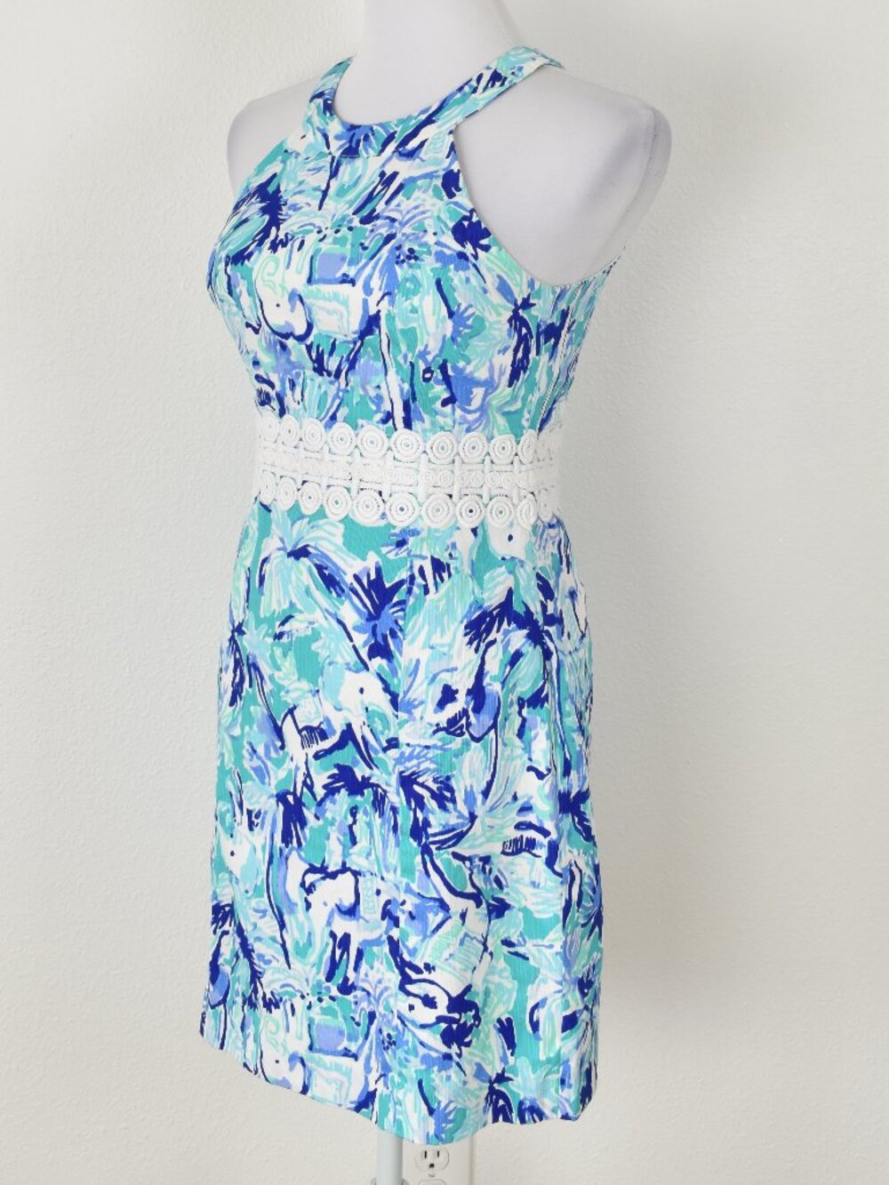 Lilly Pulitzer Ashlyn Shift Dress Elephant Appeal - 0 - Picture 5 of 10